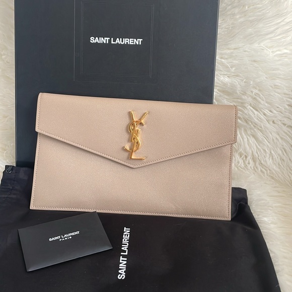 YSL Uptown Beige Pouch - Picture 3 of 16